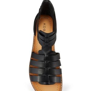 Kelsi Dagger black gladiator sandals